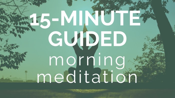 Morning meditation