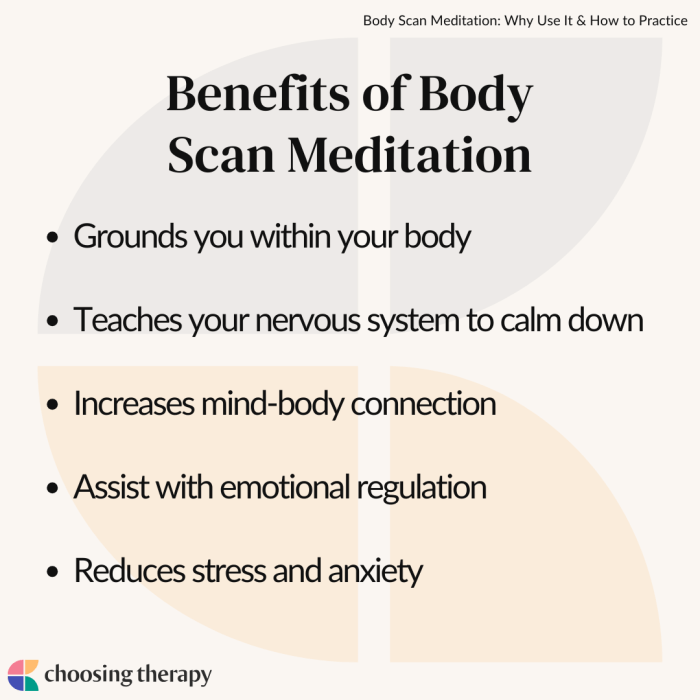 Body scan meditation for relaxation