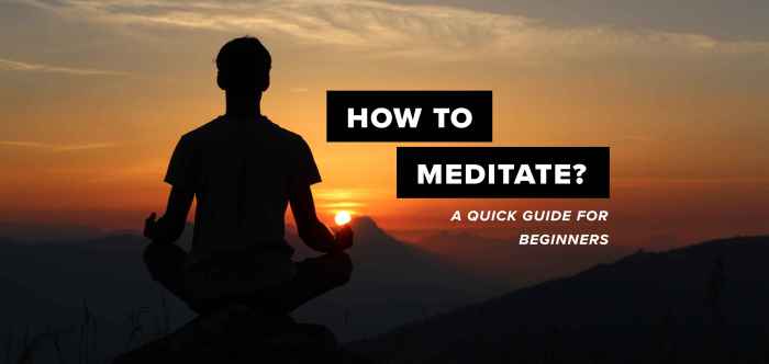 Meditate beginners