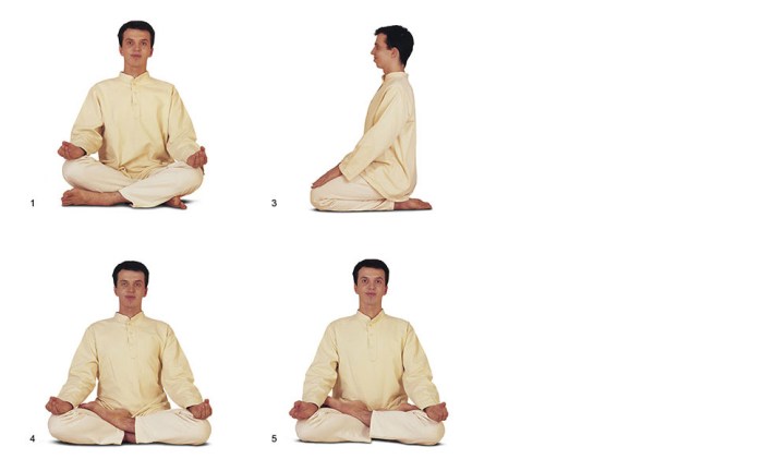 Meditation poses for better posture