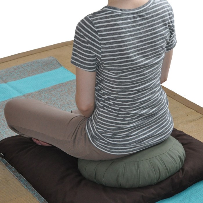 Zafu meditation cushion